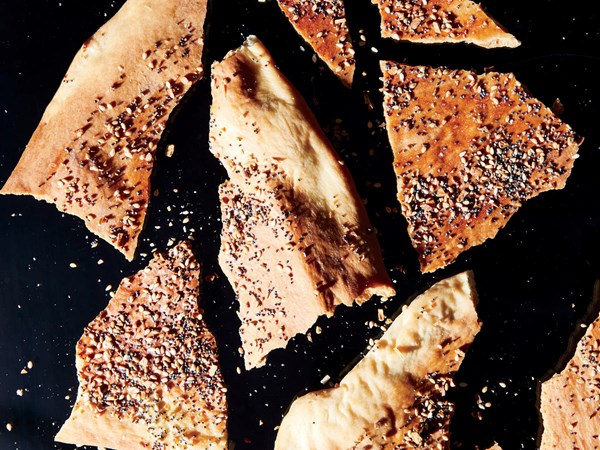 Everything lavash crackers