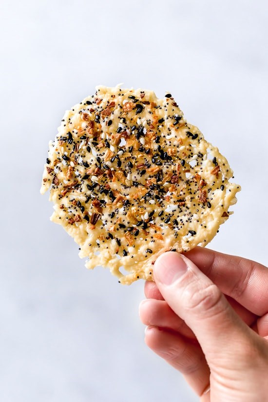 Everything Parmesan crisps