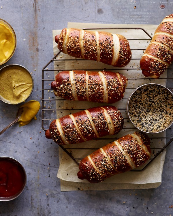 Everything pretzel dogs