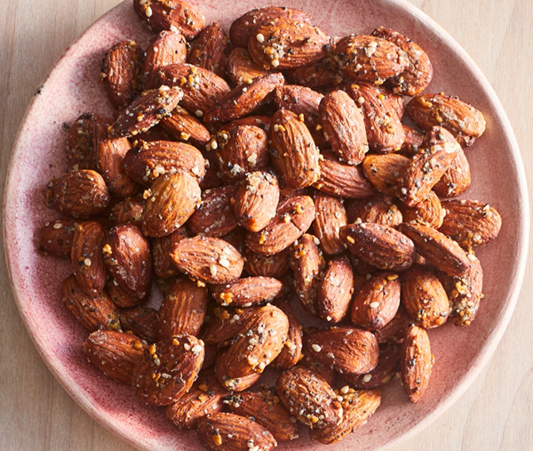Everything-seasoned almonds