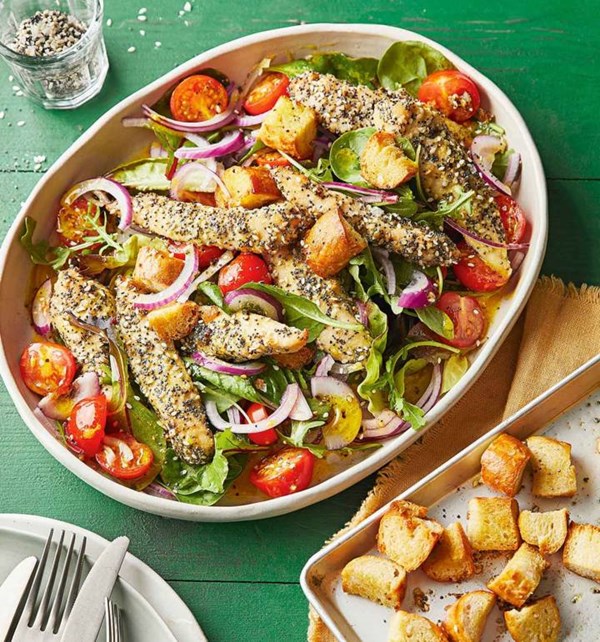 'Everything seasoning' chicken salad