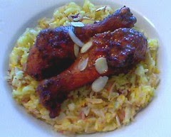 Exotic pomegranate chicken