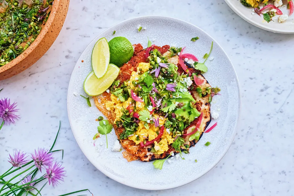 Extra-cheesy breakfast tacos