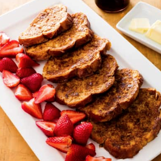 Extra-crisp French toast