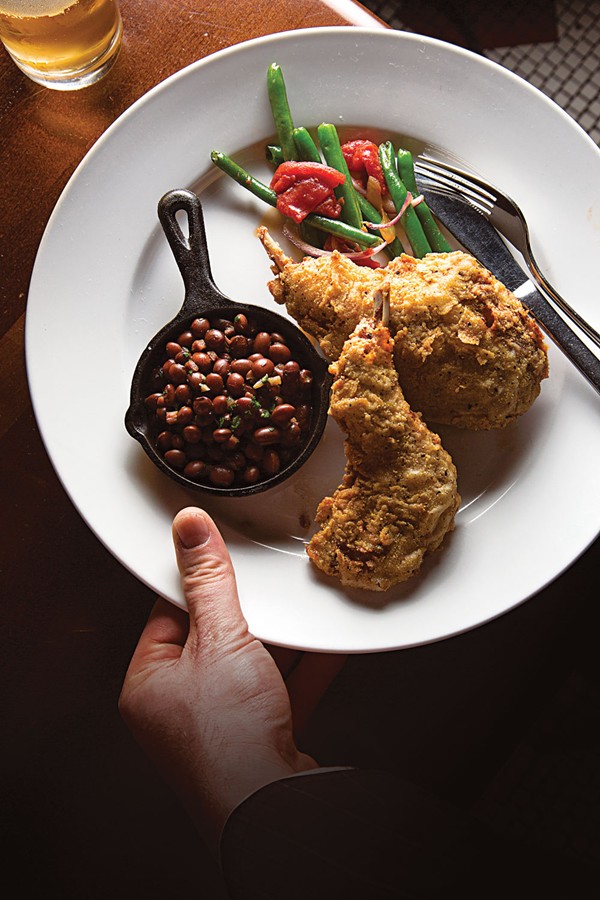 Extra-crispy fried chicken