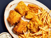 Extra-crispy fried fish