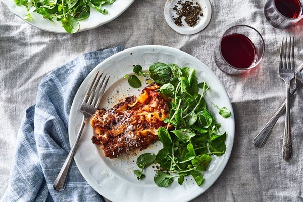 Extra-crispy lasagna