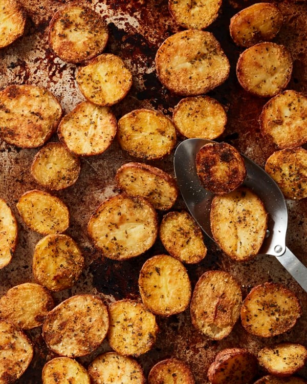 Extra-crispy oven roasted potatoes