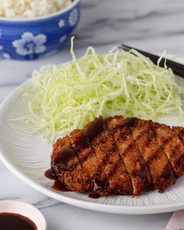 Extra-crispy tonkatsu