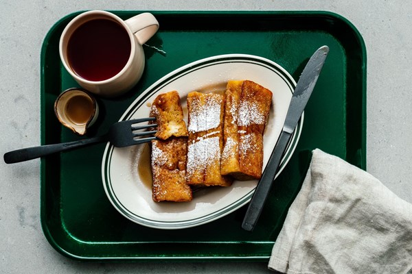 Extra fluffy, super soft and custard-y Japanese style tamagoyaki French toast
