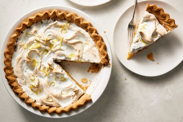 Extra-lemony meringue pie