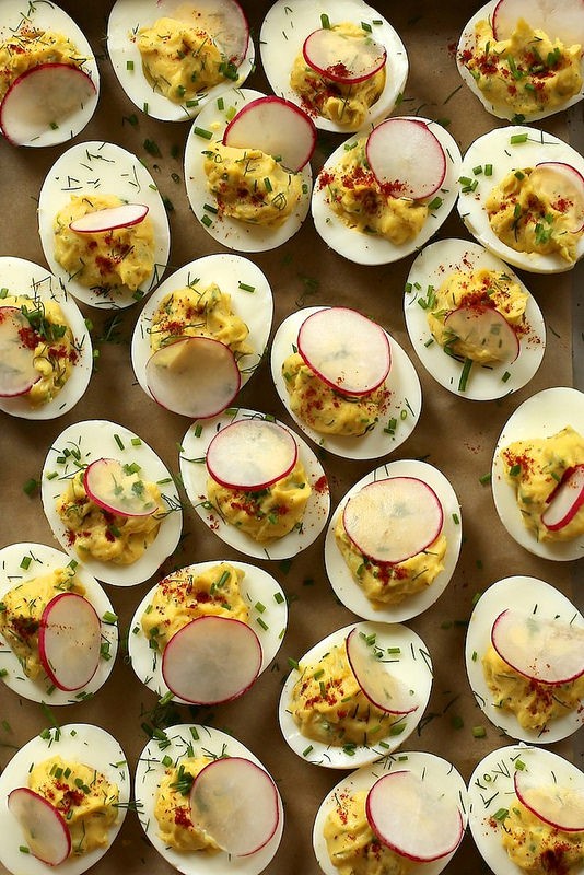 Extra-special deviled eggs