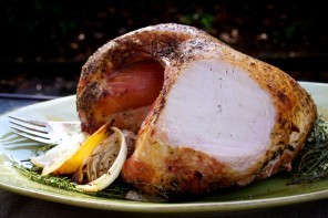 Extremely slow-roasted turkey breast