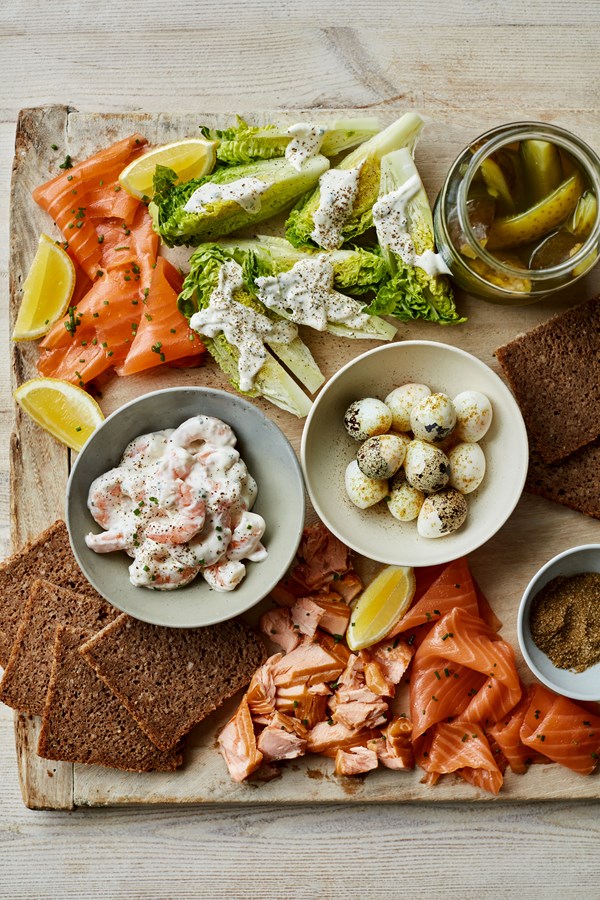 Fabulous fish sharing platter