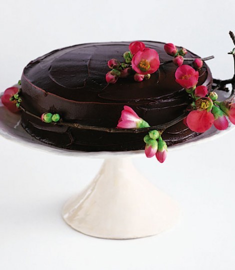 Fabulously simple chocolate fudge cake