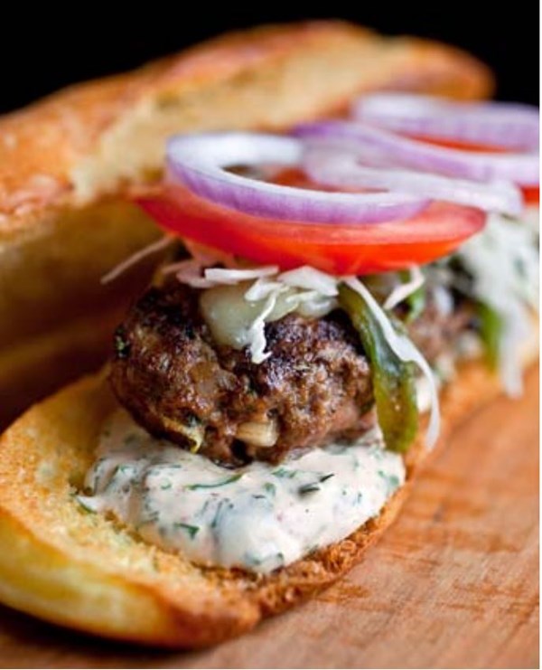 "Fajita" burgers