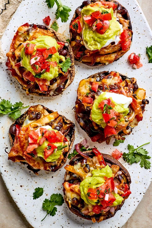 Fajita stuffed mushrooms