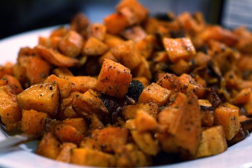 Fajita sweet potatoes