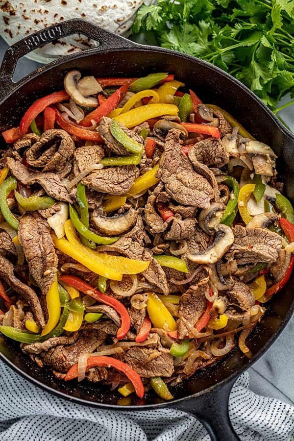 Fajitas (steak or chicken)