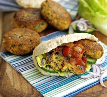 Falafel burgers