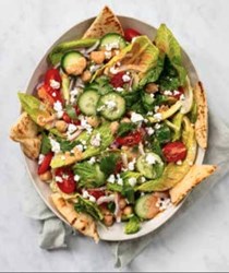 Falafel-spiced chickpea salad
