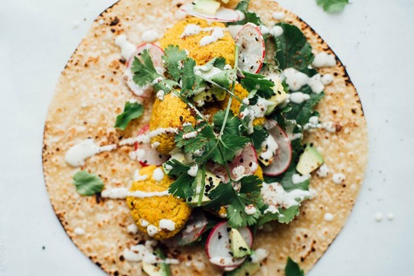 Falafel tacos