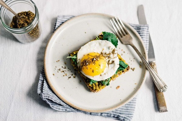 Falafel toast