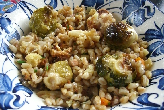 Fall farro salad