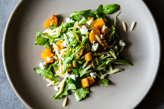 Fall orzo salad