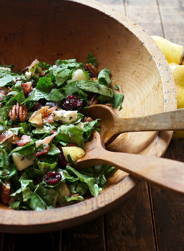 Fall pear chopped salad