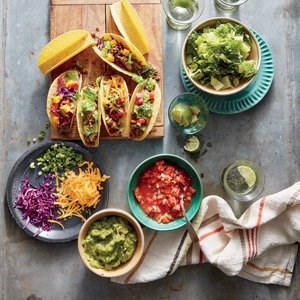 Family-style taco night