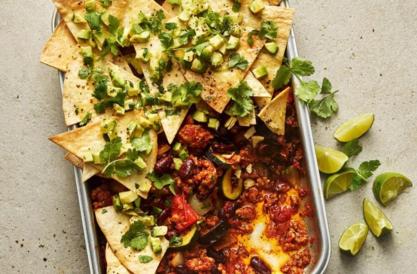 Family taco pie
