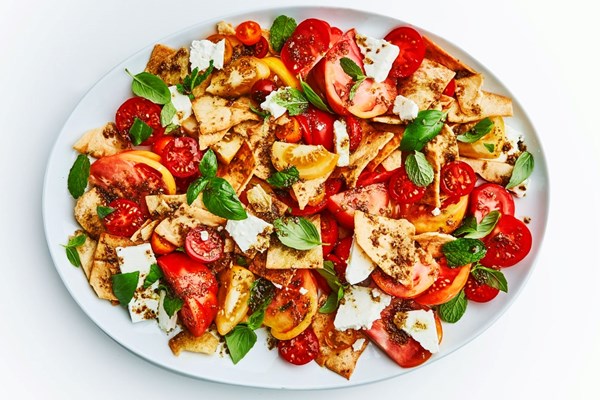 Fancy and beautiful tomato salad