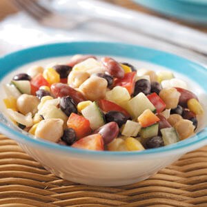 Fancy bean salad
