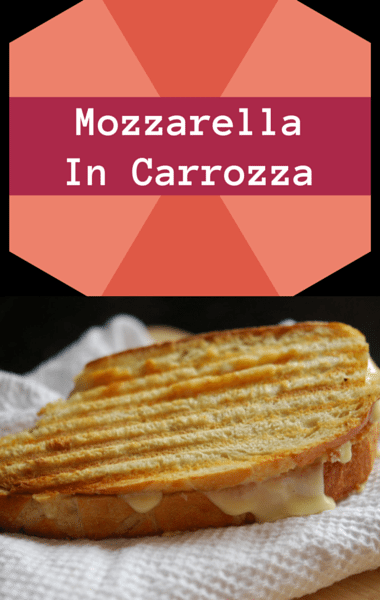 Fancy grilled cheese sammies (Mozzarella in carozza)
