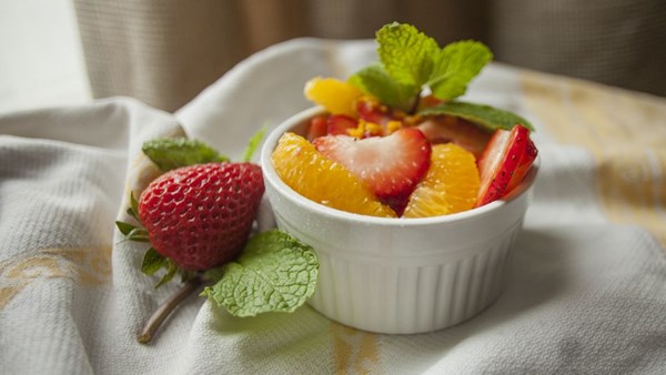 Fanny's strawberry-orange compote