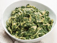 Farfalle with cavolo nero pesto