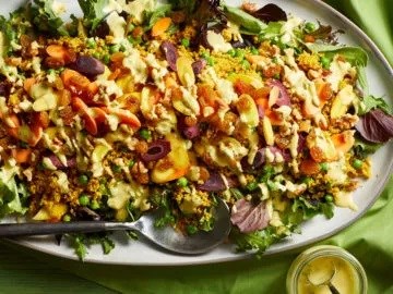 Farmers market couscous salad