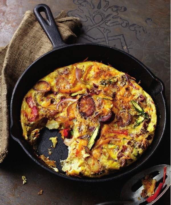 Farmers' market frittata