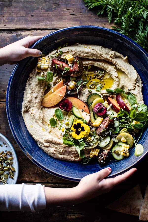 Farmers market hummus