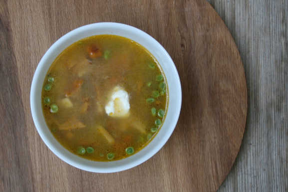 Farmer's mushrooms soup