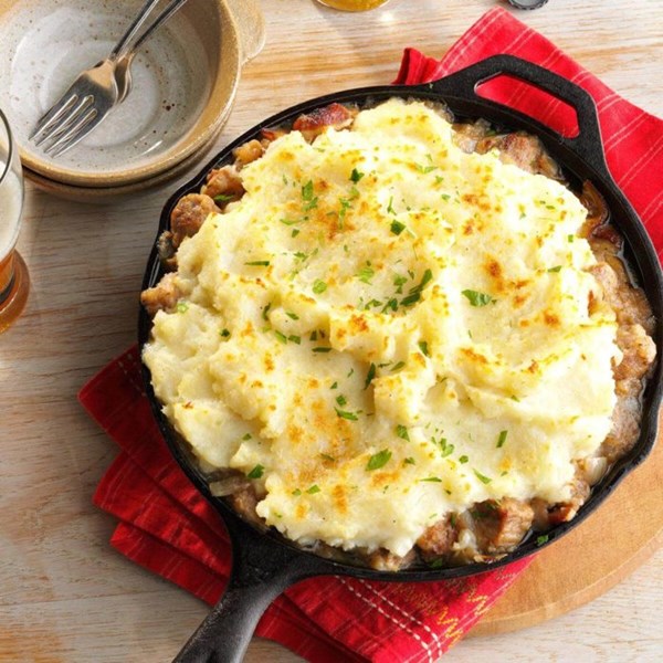 Farmhouse pork and apple pie