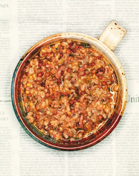 Farro & lentil soup (Zuppa di farro e lenticchie)