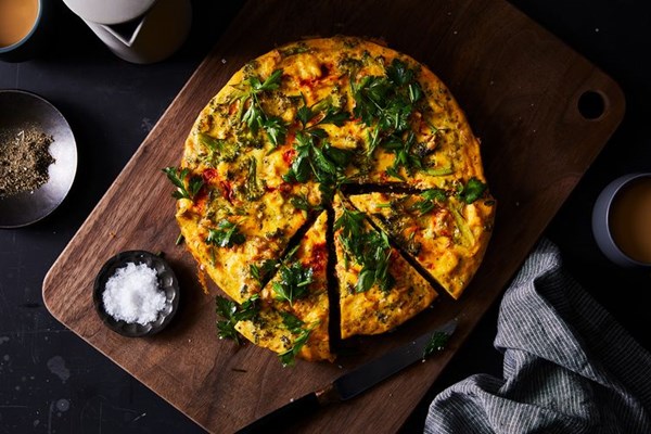 Farro frittata