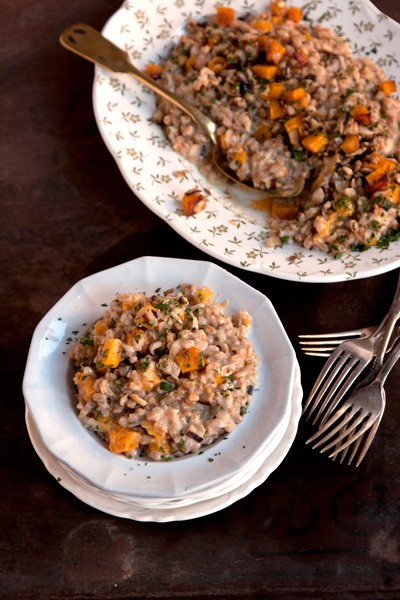Farro risotto