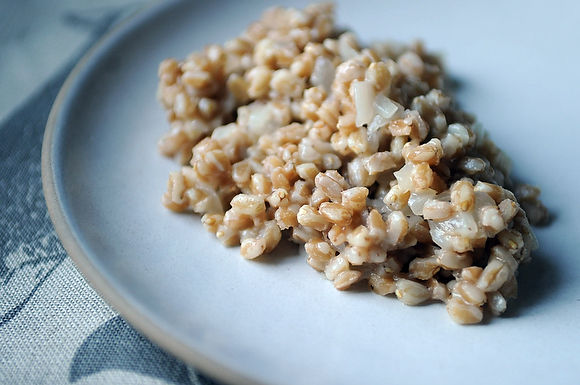 Farro risotto