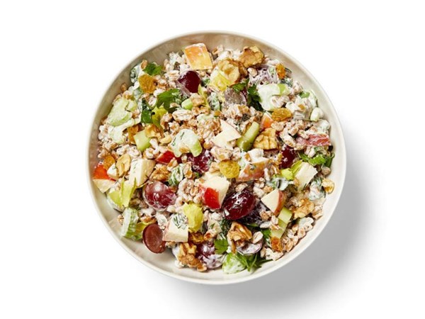 Farro Waldorf salad
