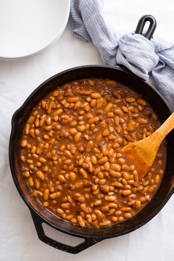 Fast and fancy pork and beans