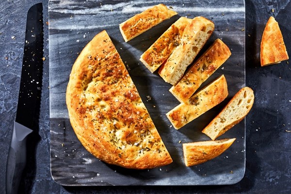 Fast focaccia