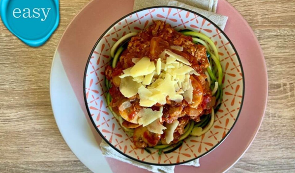 Fasted spaghetti Bolognese